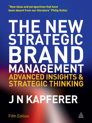 cover image of The New Strategic Brand Management